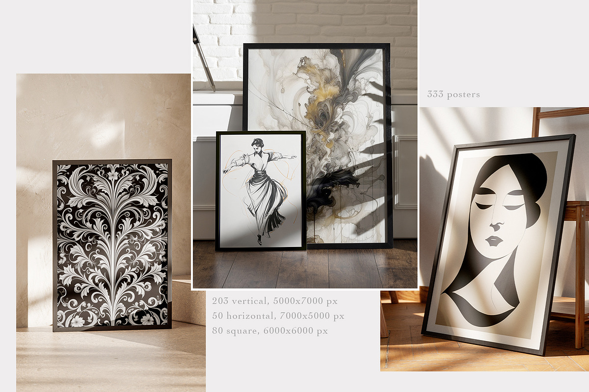 333 Eclectic Prints Collection, a Background Graphic by ApetekMarket (Photo 12 of 14)