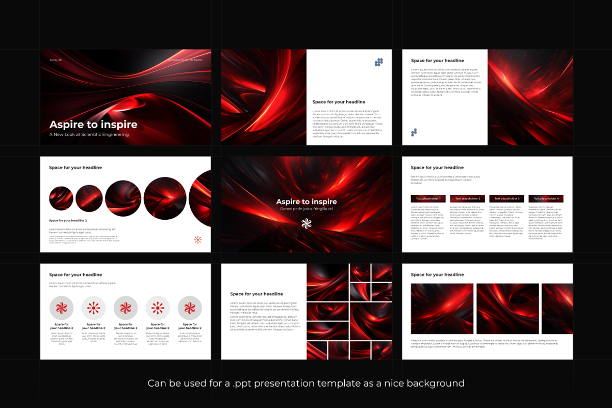 Red Shift Background Set, a Background Graphic by Digital Blood