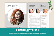 Makeup Artist Resume Template, a Resume Template by Stanin Studio (Thumbnail 1 of 10)