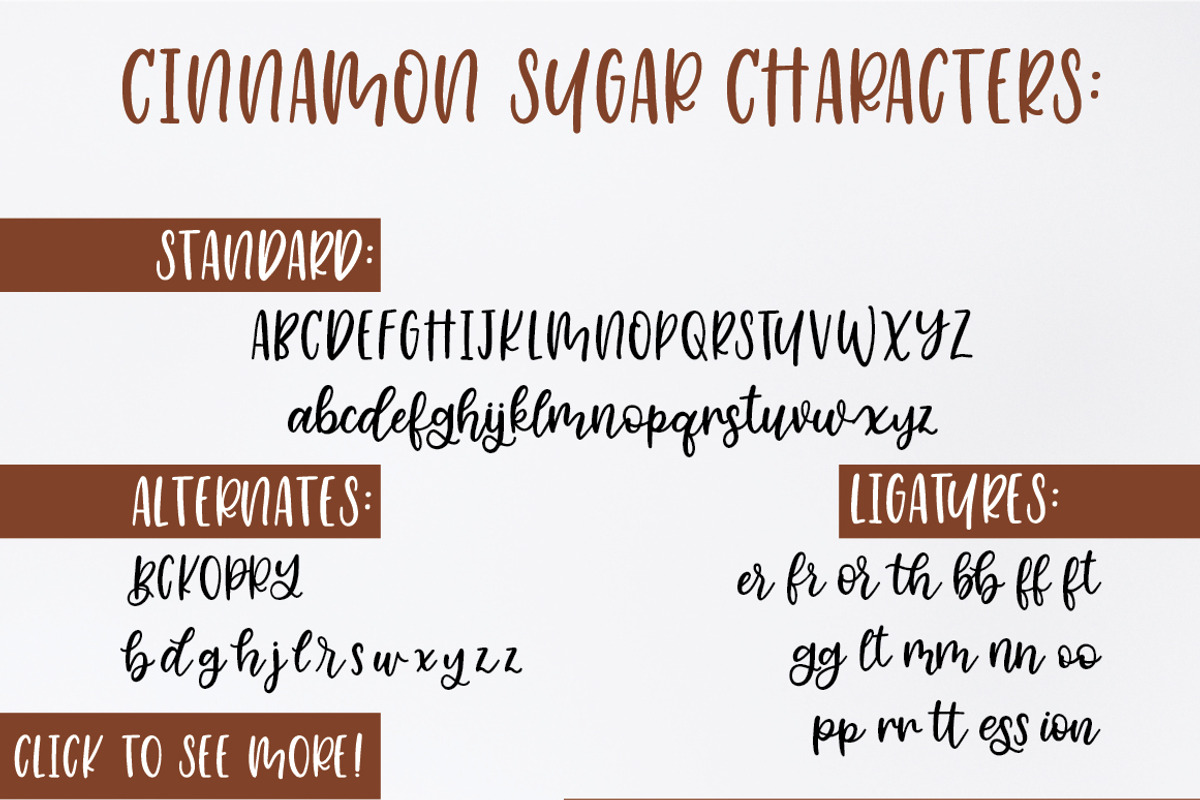 Cinnamon Sugar Script Font, a Script Font by Jordyn Alison Designs (Photo 9 of 9)