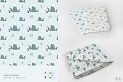 Snowy Winter Pattern Collection, a Pattern Graphic by WD Illustration (Thumbnail 4 of 6)