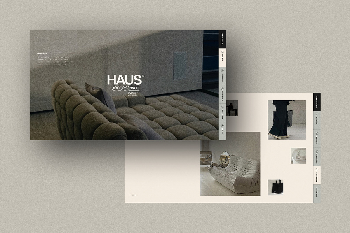 HAUS | Brand Guidelines, a Presentation Template by Studio Standard (Photo 9 of 13)