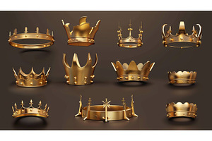 The golden crown of a king in, an Arts & Entertainment Photo by ZinetroN