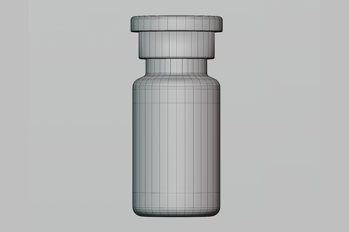 Injection Vial 3d model, an Object 3D Model by fahad121 (Photo 4 of 5)