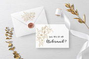 Gold Floral Graphic Collection, an Illustration by Elly Studio (Thumbnail 2 of 14)