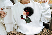 Whimsical Christmas Girl Clipart, an Illustration by Sublimation Artist (Thumbnail 4 of 6)