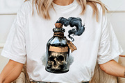 Whimsical Halloween Poison Potion, a Seasonal Illustration by Canvas Craft (Thumbnail 6 of 10)
