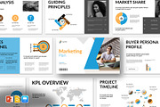 Marketing Plan PowerPoint Template, a Presentation Template by Blackcloud_Creations (Thumbnail 1 of 6)
