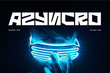Azyncro - Digital Font