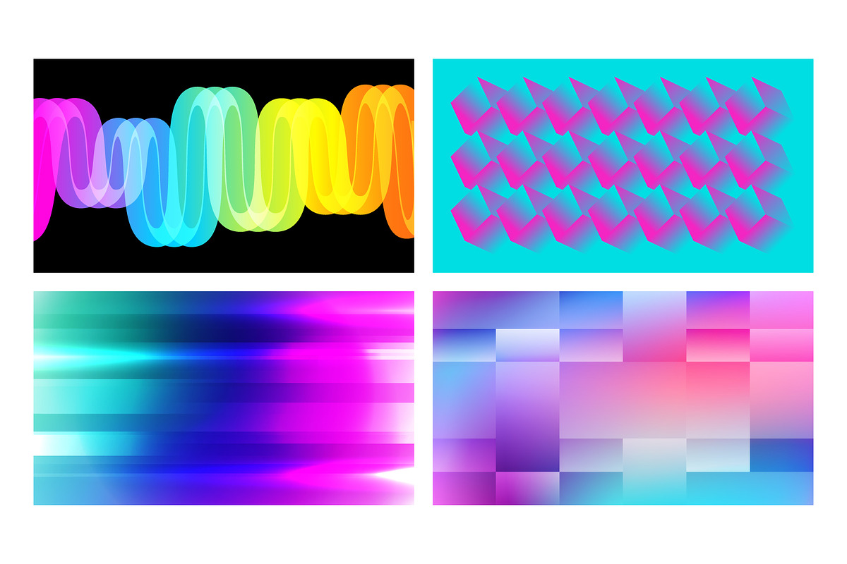 Abstract Backgrounds Graphics Set, a Background Graphic by Finevector (Photo 11 of 11)