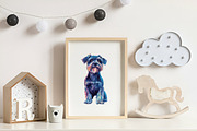 Dog Silhouette Love Summer Clipart, an Illustration by CreationArt (Thumbnail 6 of 9)