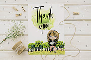 Amy in Wonderforest - hand drawn set, a Decorative Illustration by Satika (Thumbnail 15 of 15)
