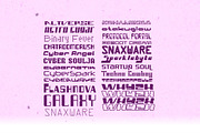Y2K Font Bundle - 25 Aesthetic Fonts, a Sans Serif Font by HipFonts (Thumbnail 2 of 9)
