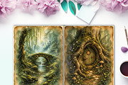 Fantasy Forest Junk Journal Pages, a Background Graphic by LA Design (Thumbnail 6 of 10)