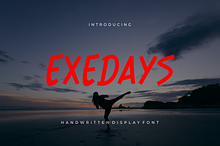 Exedays - Font