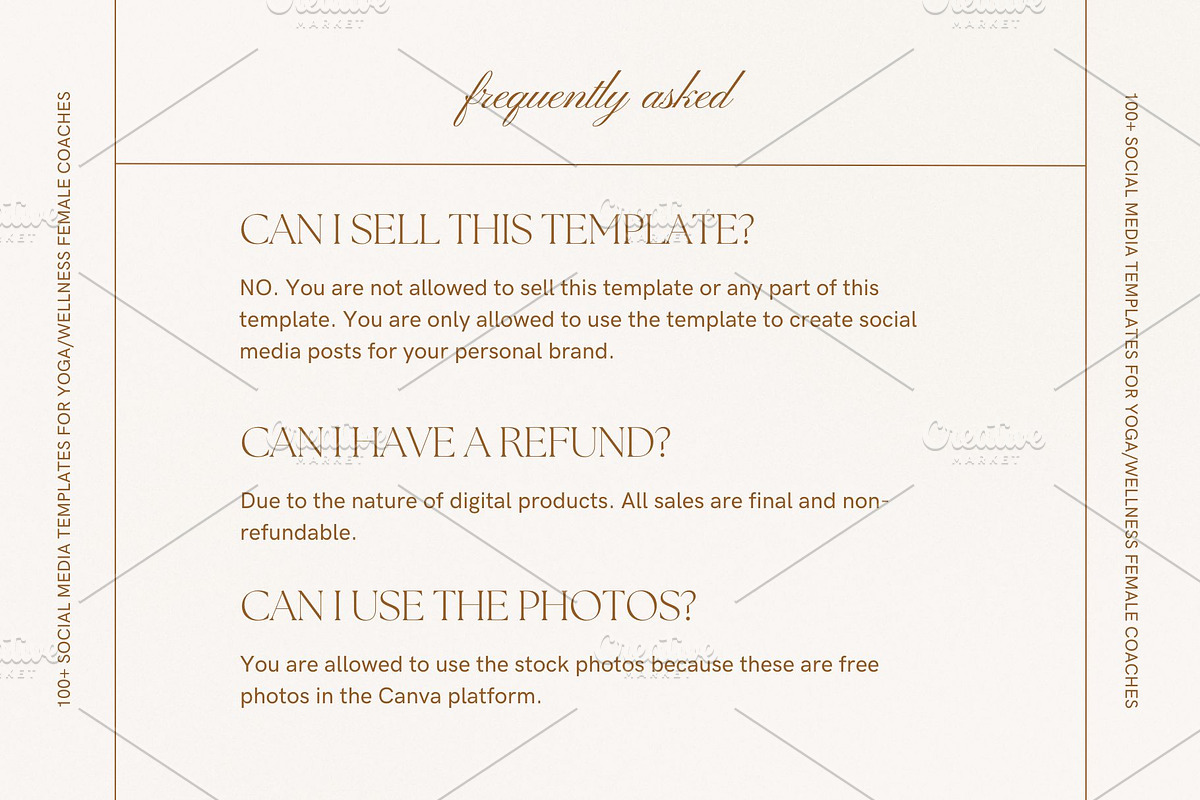 100 Yoga Wellness Instagram Bundle, a Social Media Template by With Faith & Love (Photo 15 of 15)