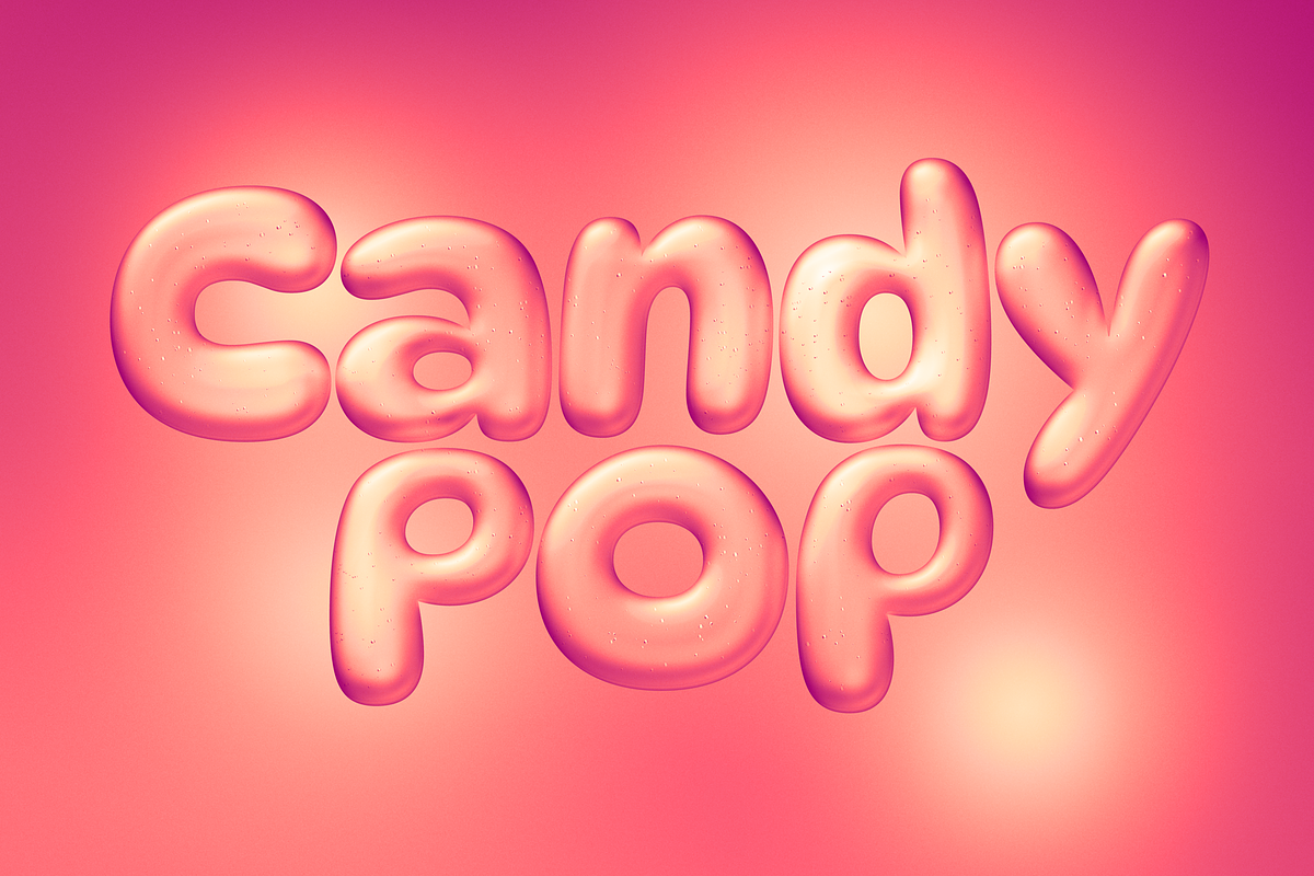 Bubble Text Effect, a Layer Style Add-On by Mint Pixels (Photo 2 of 9)