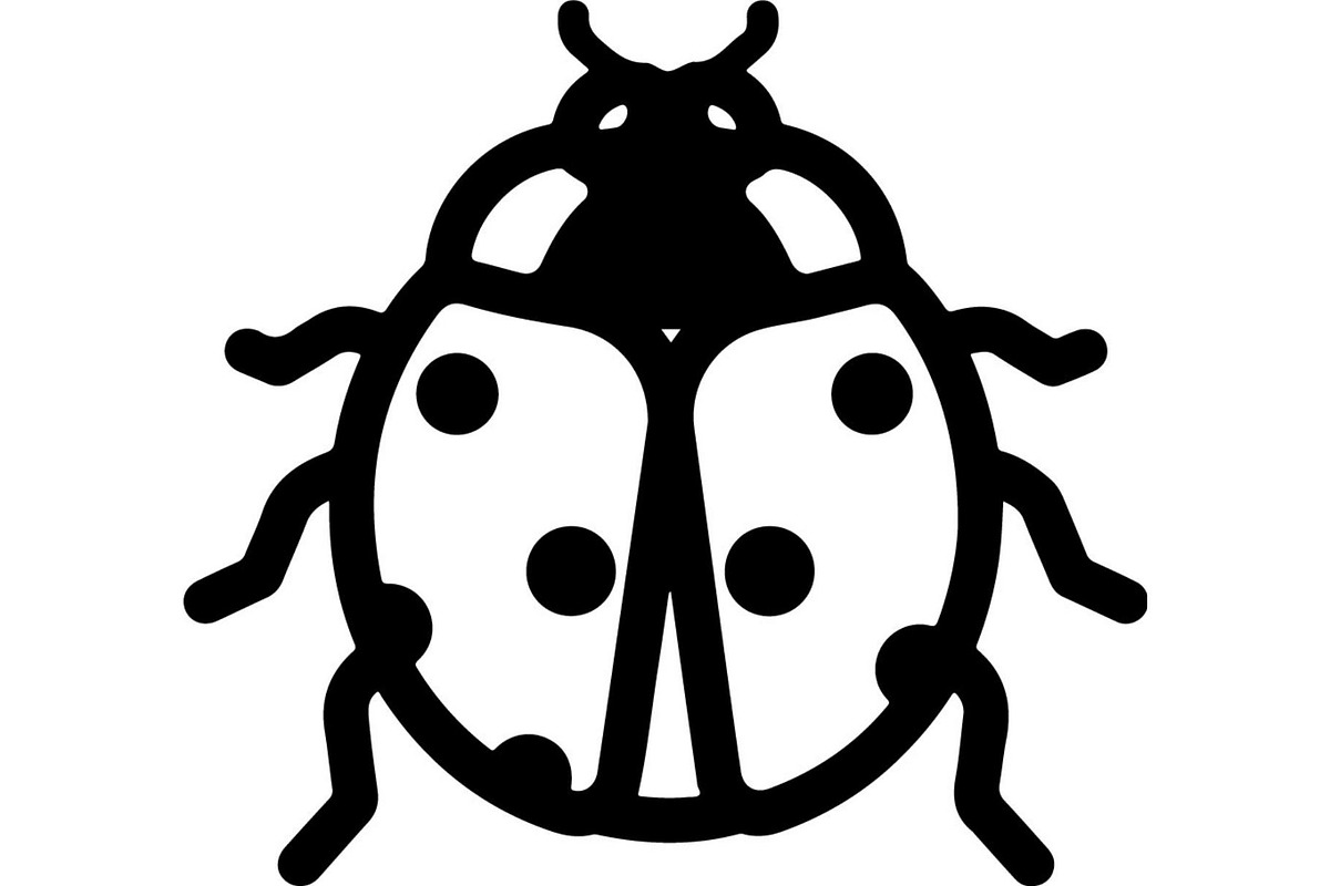20 Ladybug Silhouette Mega, an Object Graphic by Designer_Momina (Photo 10 of 20)
