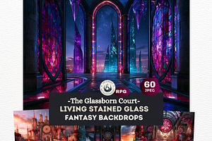 Glassborn Court Stained Backdrops