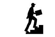 Delivery Driver Silhouette Pack, an Illustration by Amazin_art (Thumbnail 16 of 26)