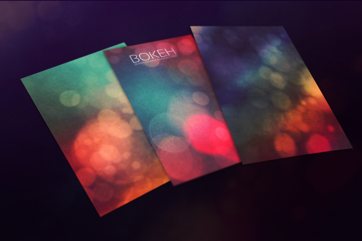 15 Bokeh Grunge Backgrounds V4 preview 5