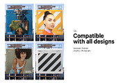 4x Billboard Construction Mockups, an Advertising Mockup by HAZARD MOCKUPS (Thumbnail 4 of 13)
