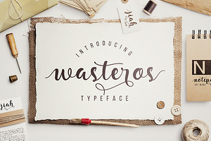 Wasteros Typeface