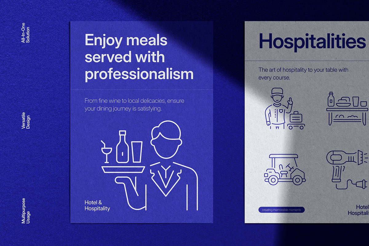 Hotel and Hospitality Icon Set, an Outline Icon by Prosymbols (Photo 4 of 8)