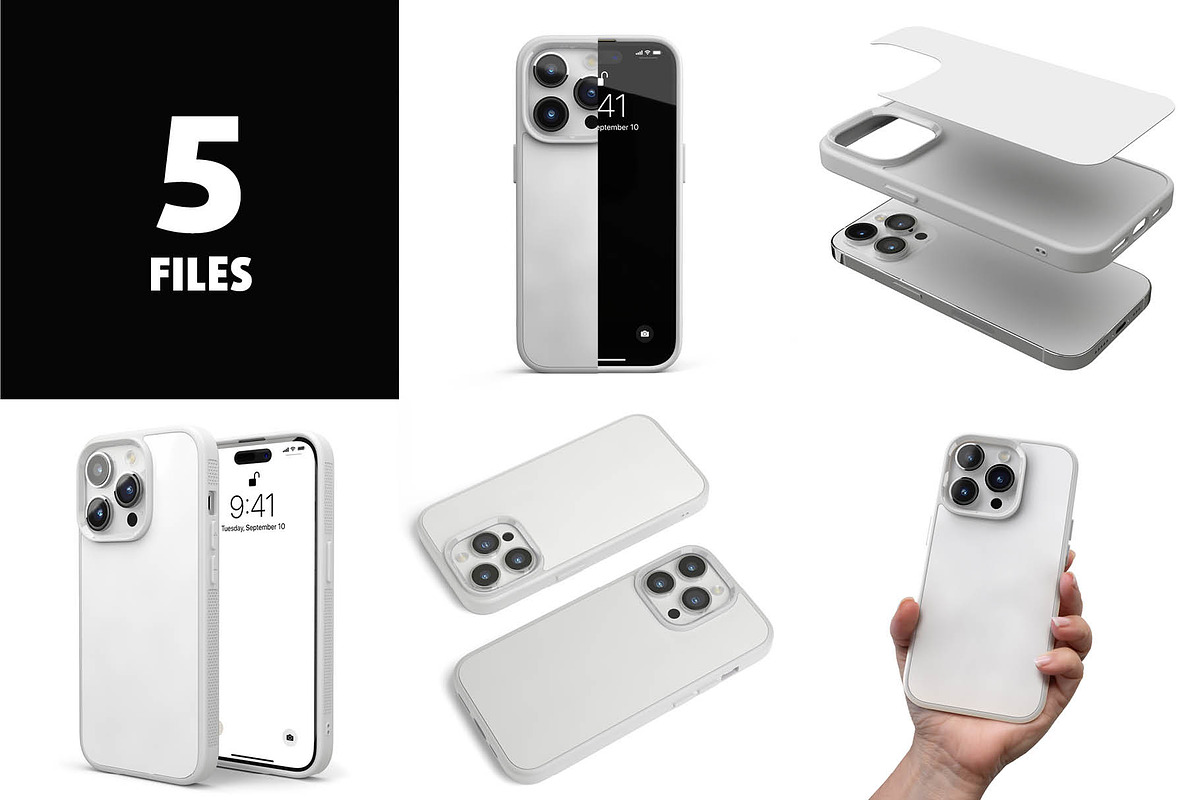 iPhone 14 pro Rugged case, an iPhone Mockup by Colatudo Store (Photo 2 of 9)