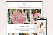 Indie - Pink Boutique Shopify Theme, a Shopify Template by InspiredTheme (Thumbnail 1 of 9)