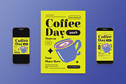 International Coffee Day Flyer Set, a Flyer Template by Aiyari Graphic (Thumbnail 1 of 3)