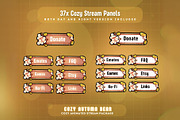 Cozy Autumn Bear Stream Package, a Graphic by TheDoodleSweets (Thumbnail 7 of 7)