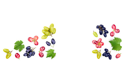 green pink and blue grapes with, a Food & Drink Photo by NataPhoto