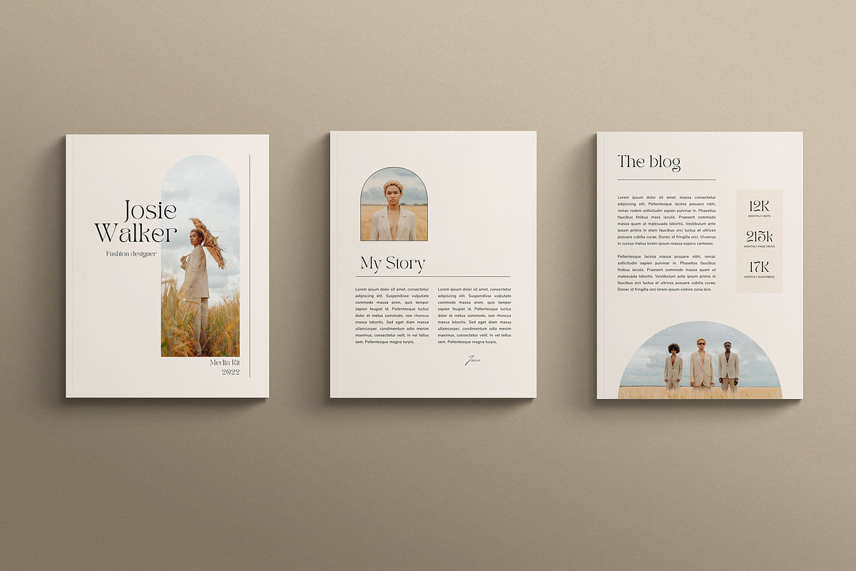 BLISS | Media Kit Canva Template, a Magazine Template by Sierra Creative Studio (Photo 5 of 10)