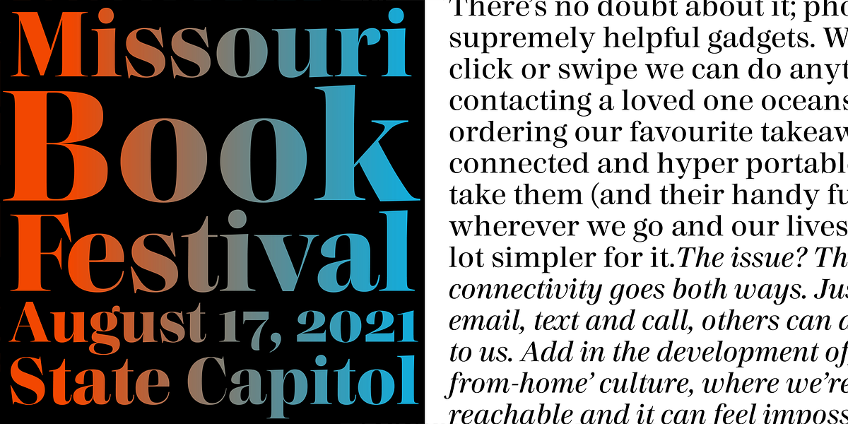 Madigan Text, a Serif Font by Hoftype (Photo 9 of 11)