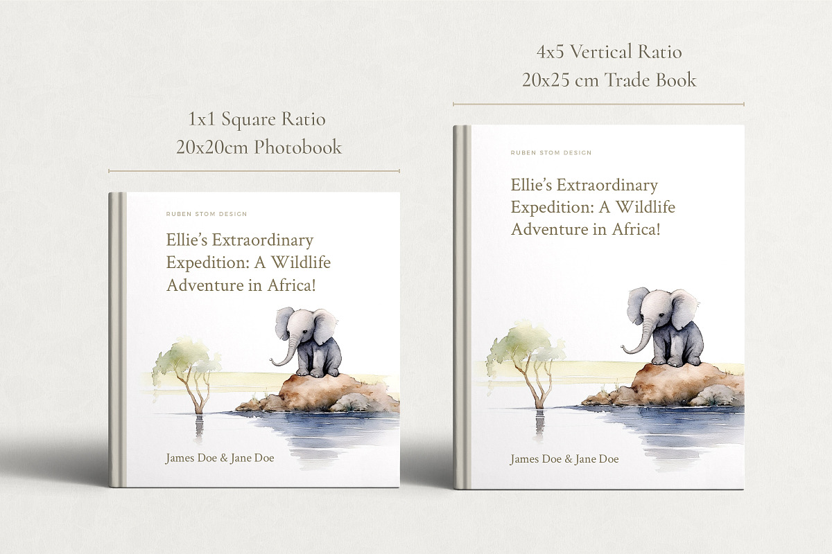 Minimal Children's Book Template, a Magazine Template by Ruben Stom (Photo 11 of 13)