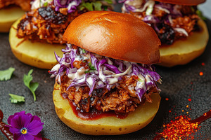 Pulled Jackfruit Sandwiches, a Food & Drink Photo by Virgo Studio