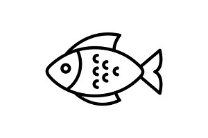 Fish Icon, an Icon by Pexelpy
