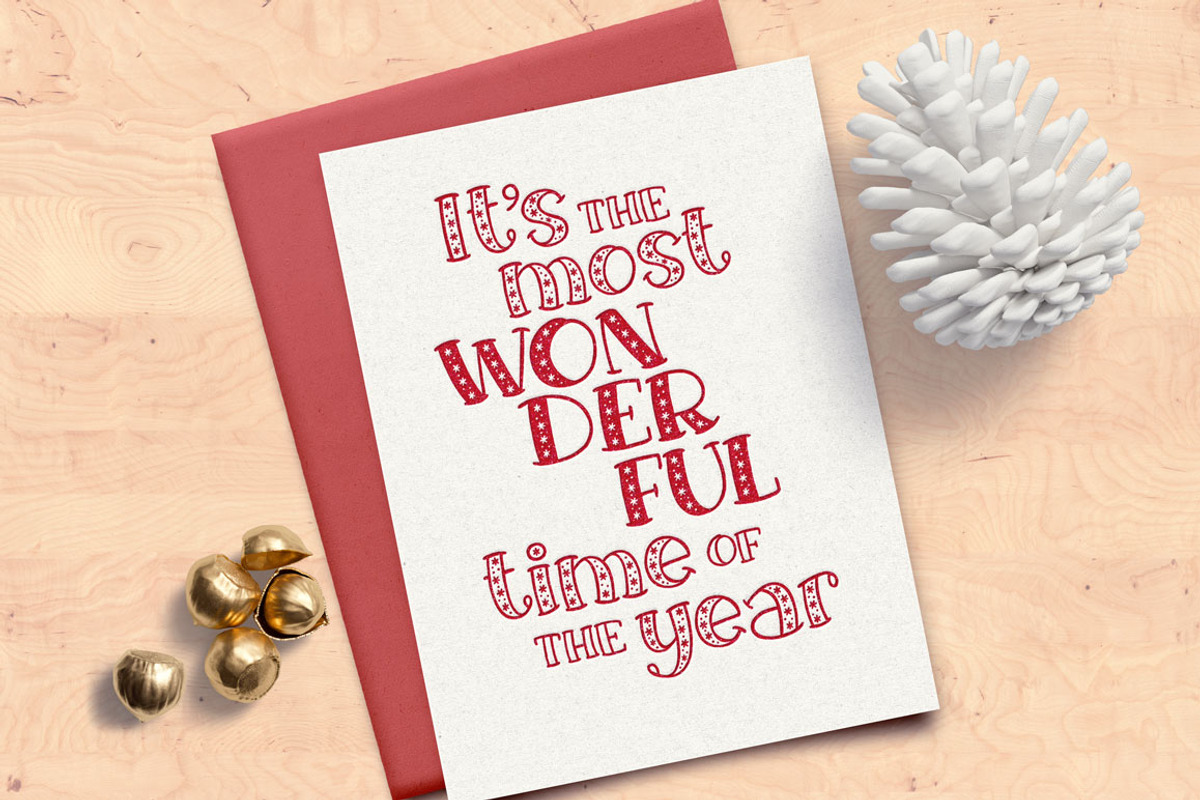 Big Freeze & Big Frost: winter fonts, a Serif Font by Missy Meyer (Photo 11 of 12)