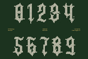 CS Hastings Stitched, a Blackletter Font by Craft Supply Co. (Thumbnail 5 of 8)