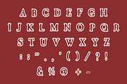 Mama Papa Outline Font, a Handwritten Font by Fourteen Letter (Thumbnail 3 of 7)