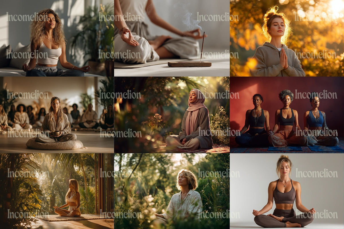 60 Authentic Meditation Stock Photos, a Sports & Recreation Photo by Incomelion (Photo 2 of 12)
