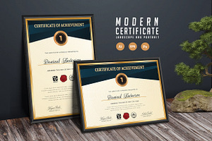 570. Modern Certificate Template
