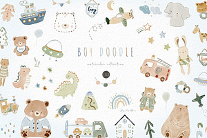 Boy Doodle, a Decorative Illustration by heyiamalice