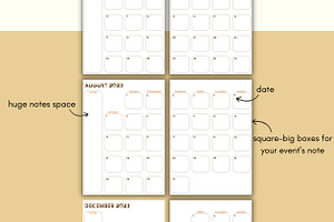 2023 Dated Monthly Planner - 2 Pages