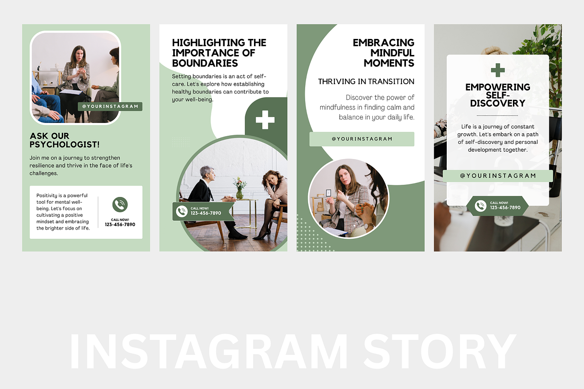 Psychology Social Media Canva Bundle preview 8