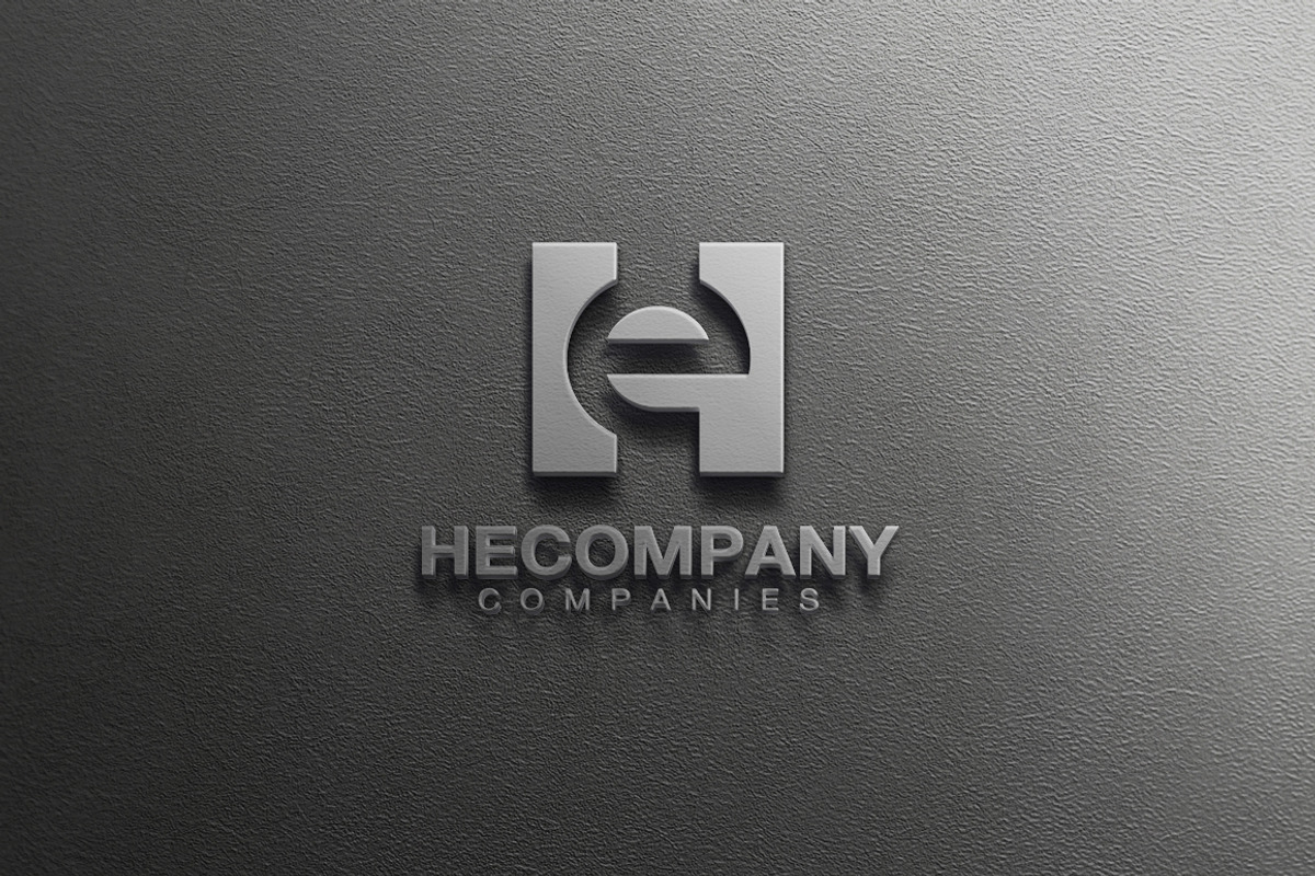 H E Logo, a Branding & Logo Template by CAIRON CREATIVESTUDIO (Photo 4 of 5)