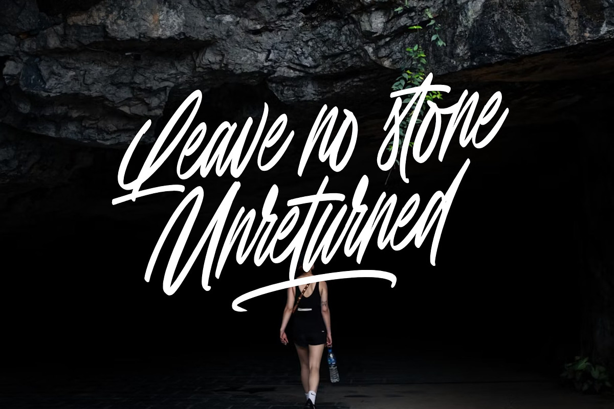 Favorable Whispering Midnight, a Handwritten Font by Damarletter (Photo 5 of 6)