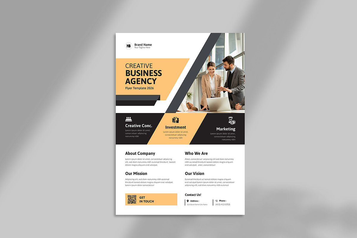 Creative Solution Flyer Template preview 2
