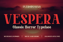 Vespera - A Modern Serif Font